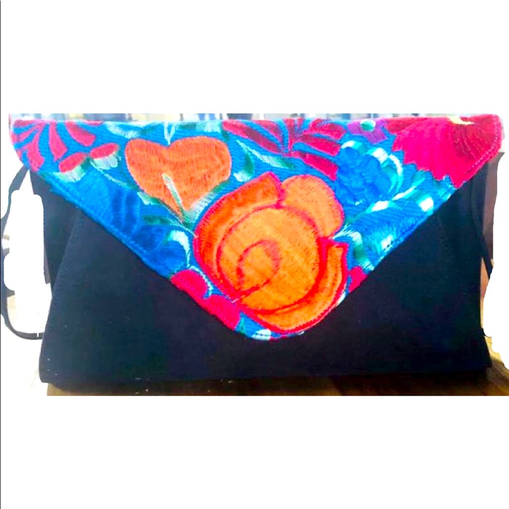 Mexican Embroidery Cross body Handbag